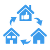 Icon of Houses in Cycle
