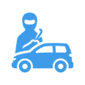 Icon of a Thief Breaking Into a Car