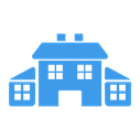 Icon of a House with Attached Structures